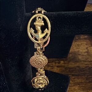 Gold Anchor Bracelet